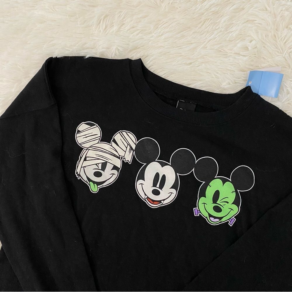 Disney Halloween Mickey Mouse Sweatshirt - Picture 3 of 5